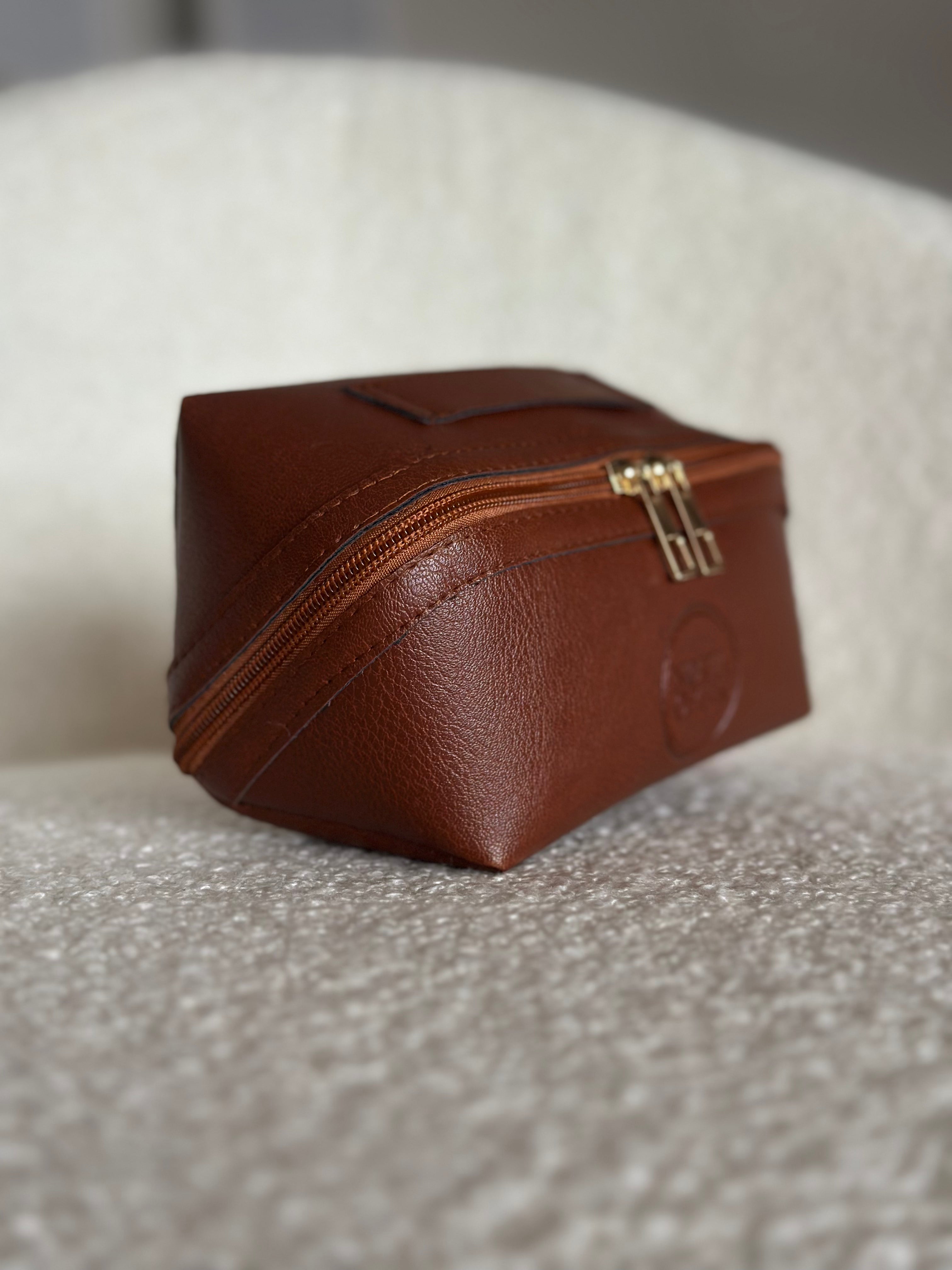 Leather Multi Glasses and Travel Case | Brown
